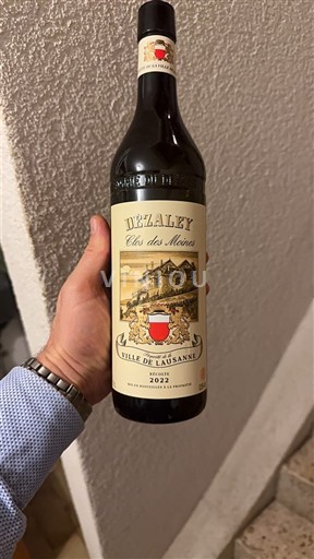 Vaud Lavaux AOC Ville de Lausanne Dézaley Clos des Moines 2022