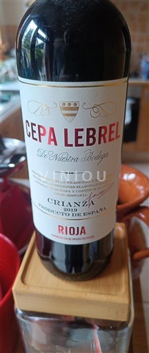 La Rioja Rioja Cepa Lebrel Crianza 2019