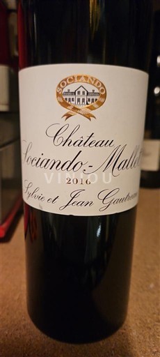Bordeaux Haut-Médoc Château Sociando-Mallet 2016