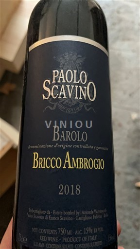 Piemonte Barolo Paolo Scavino Bricco Ambrogio 2018