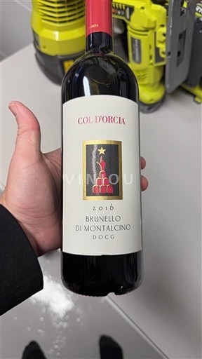 Toscane Brunello di Montalcino Col Orcia 2016