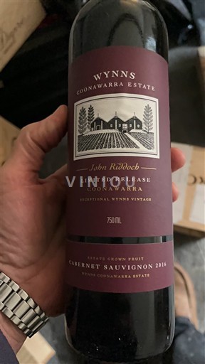 Jižní Austrálie Coonawarra Wynns Coonawarra Estate John Riddoch Limited Release 2016