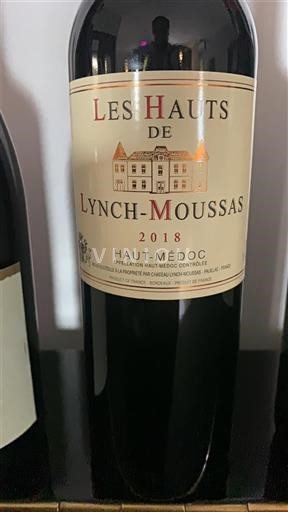 Bordéus Haut-Médoc Lynch-Moussas Les Hauts de Lynch-Moussas 2018