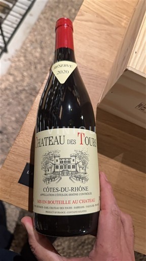 Thung lũng Rhône Côtes-du-rhône Domaine Des Tours Réserve 2020