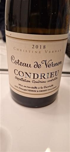 Rhônedalen Condrieu Domaine Georges Vernay Coteau de Vernon 2018
