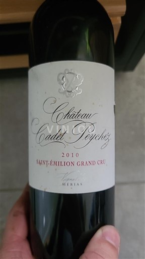Bordeaux Saint-Émilion Grand Cru Grand Cru Château Cadet Peytchez 2010