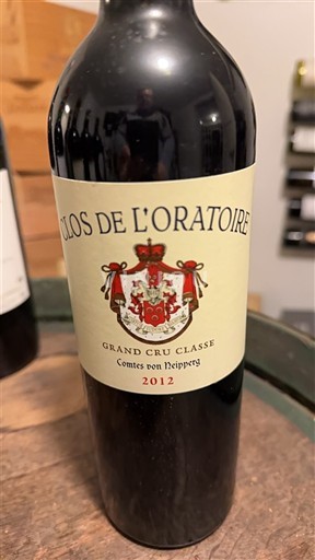 Bordeaux Saint-Émilion Grand Cru Grand Cru Clos de l'Oratoire 2012