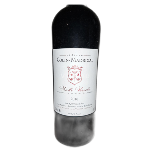 Sydvestfrankrig Bergerac Château Colin-Madrigal Vieille Vernelle 2018