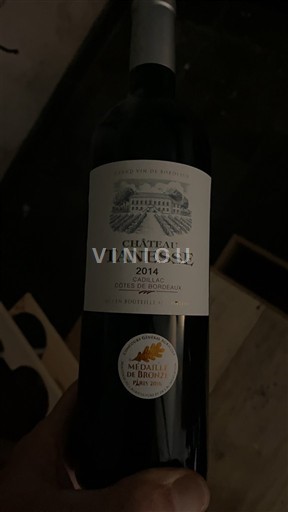 Bordeaux Côtes-de-Bordeaux Château Tanesse 2014