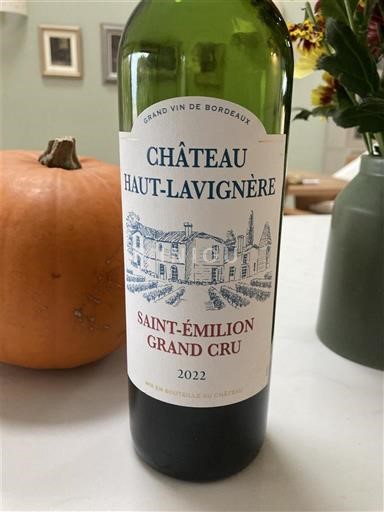 Burdeos Saint-Émilion Gran Cru Grand Cru Château Haut-Lavigne`re 2022