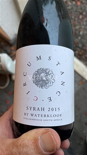 Pobrežní oblast Stellenbosch Waterkloof Circumstance Syrah 2015