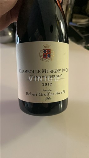 Bourgondië Chambolle-Musigny Premier Cru Domaine Robert Groffier Père & Fils Les Amoureuses 2012