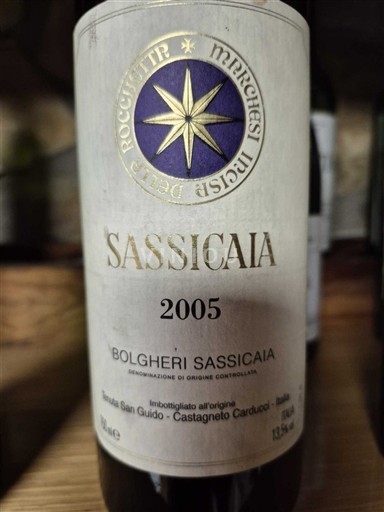 Toscana No especificado Tenuta San Guido Sassicaia 2005