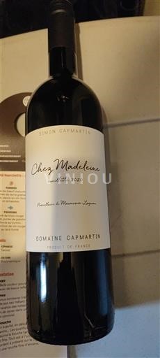 Sudoeste Madiran Domaine Capmartin Chez Madeleine 2020