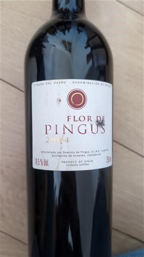 Castile and León Ribera del Duero Dominio de Pingus Flor de Pingus 2004