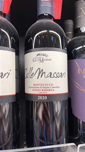 Umbria Montefalco Castello Colle Massari Rosso Riserva 2020