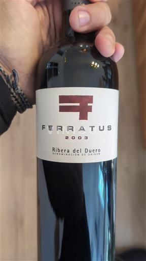 Vine Rouge sec Ferratus 2003 Spanien Castilien og León Ribera del Duero DO