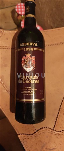 La Rioja Rioja Marqués de Cáceres Reserva 1994