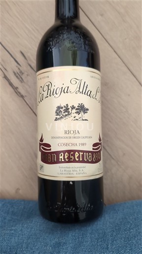 La Rioja Rioja La Rioja Alta Gran Reserva 890 1989