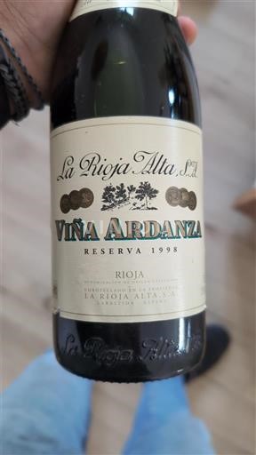 La Rioja Rioja La Rioja Alta Viña Ardanza Reserva 1998
