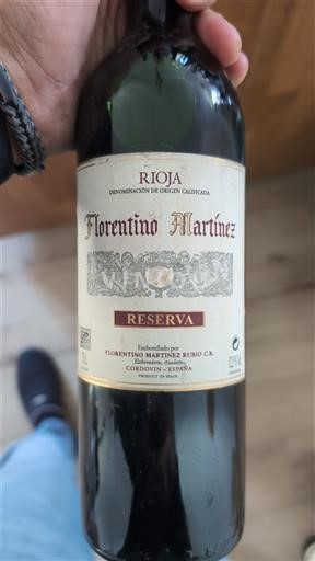 La Rioja Rioja Florentino Martinez Reserva 1998