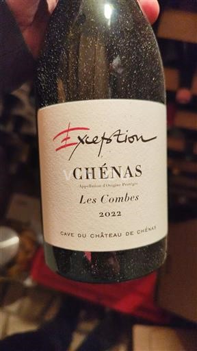 Beaujolais Chénas Château Cave du de Chénas Exception Les Combes 2022