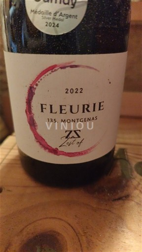 Beaujolais Fleurie 135. Montgenas Zest of 2022