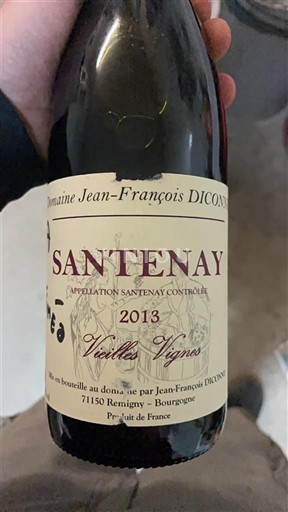 Burgundy Santenay Domaine Jean-François DICONNE Vieilles Vignes 2013