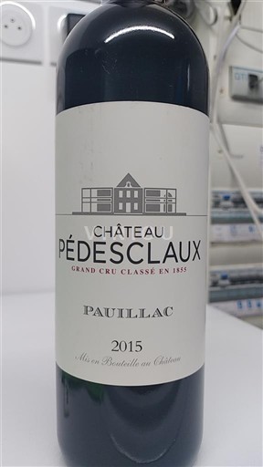 Bordeaux Pauillac Grand Cru Château Pédesclaux 2015