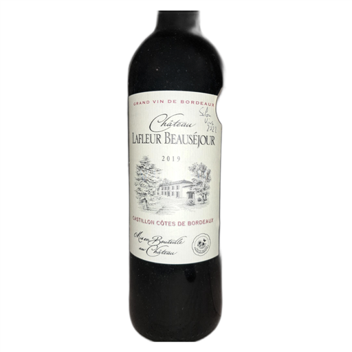 Bordeaux Castillon Côtes de Bordeaux Lafleur Beauséjour 2019
