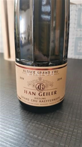 Elsass Riesling Grand Cru Jean Geiler Grand Cru Kaefferkopf 2019