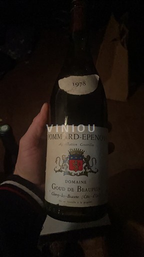 Borgogna Non specificato Premier Cru Domaine Goud de Beaupuis 1978