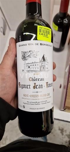 Bordeaux Saint-Émilion Grand Cru Grand Cru Château Fagouet Jean-Voust 2022
