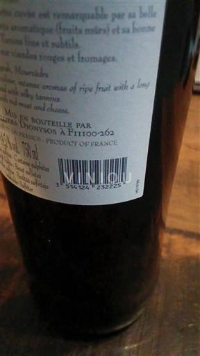Languedoc Faugères Domaine Dionysos Château Remaury Sin añada