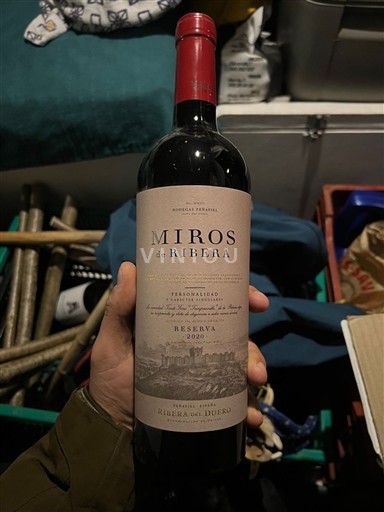 Vine Rouge sec Reserva Miros de Ribera 2020 Spanien Castilien og León Ribera del Duero DO