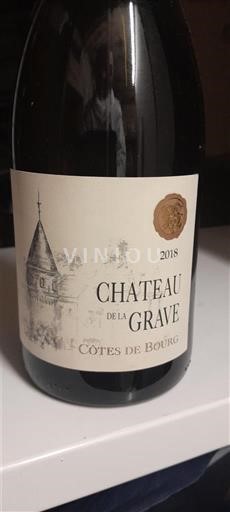 Bordeaux Côtes-de-bourg Château La Grave 2018