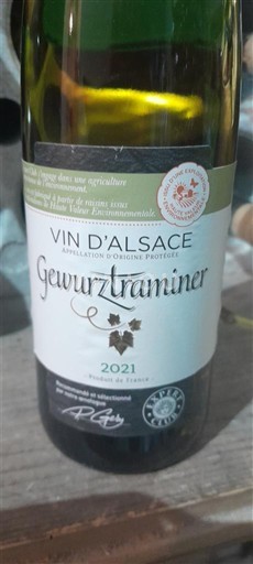 Elsass Gewurtztraminer 2021 2021
