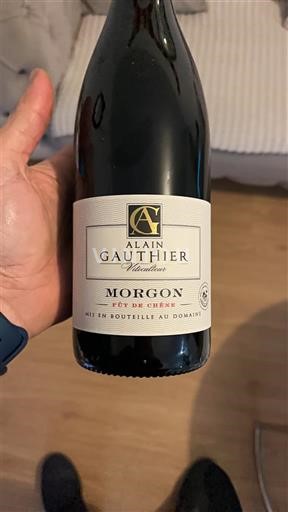 Beaujolais Morgon Alain Gauthier Fût de Chêne Không niên vụ