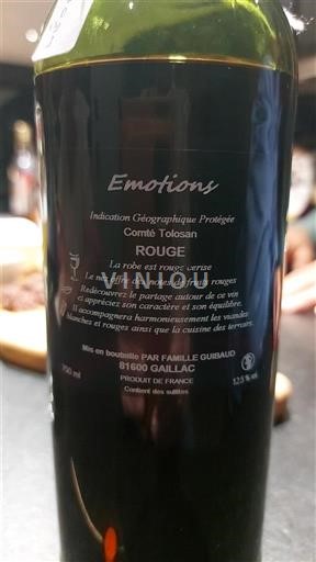 Sud-Ovest Comté tolosan Famille Guiraud Emotions Senza annata
