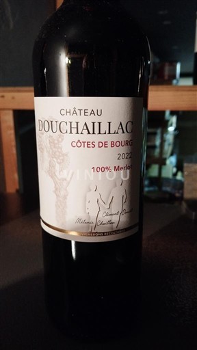 Burdeos Côtes-de-bourg Château Douchaillac 100% Merlot 2023