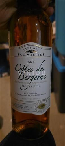 Sydväst Côtes-de-bergerac Club des Sommeliers 2012