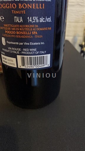 Toscane Chianti Classico Poggio Bonelli 2021