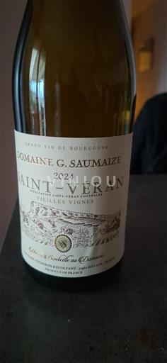 Burgundi Saint-Véran Domaine G. Saumaize Vieilles Vignes 2024