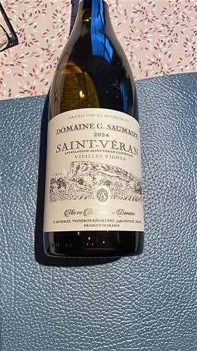 Burgundia Saint-Véran Domaine G. Saumaize Vieilles Vignes 2024