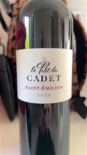Bordeaux Saint-Émilion Le Petit du Cadet 2020