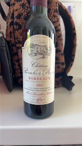 Burdeos Bordeaux Château Beaulieu Bordeaux 2003