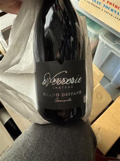 Rhône Valley Luberon Château La Verrerie Grand Deffand Grenache Non-Vintage