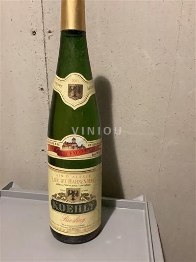 Alsace Koehly Lieu-dit Hahnenberg riesling 2011
