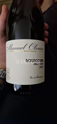 Borgonha Manuel Olivier Pinot Noir 2023