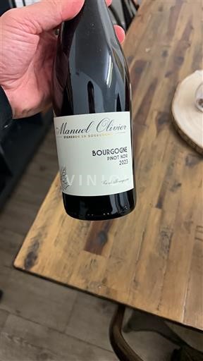 Bourgogne Manuel Olivier Pinot Noir 2023